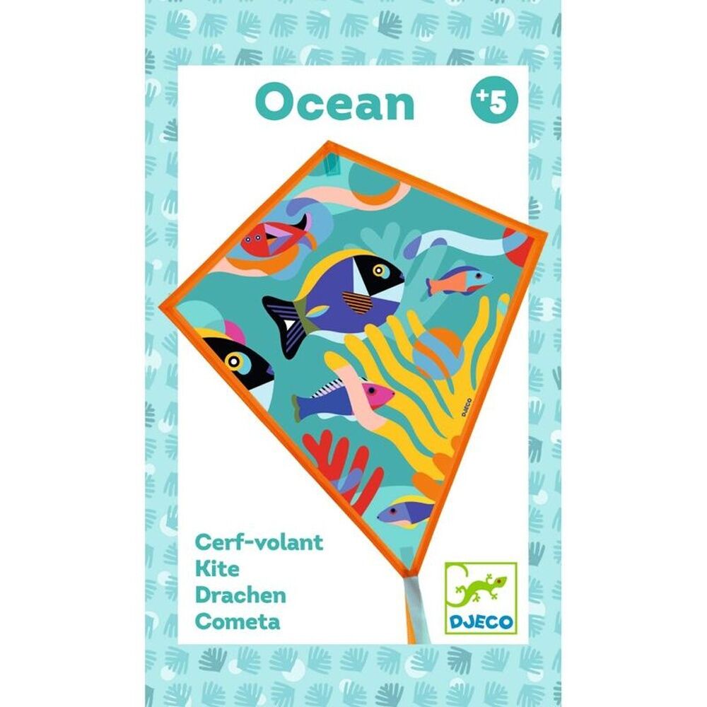 Djeco Ocean Kite Colourful Easy Assemble Lightweight Flying Toy Kids 5+ (4 Pack) — image 5