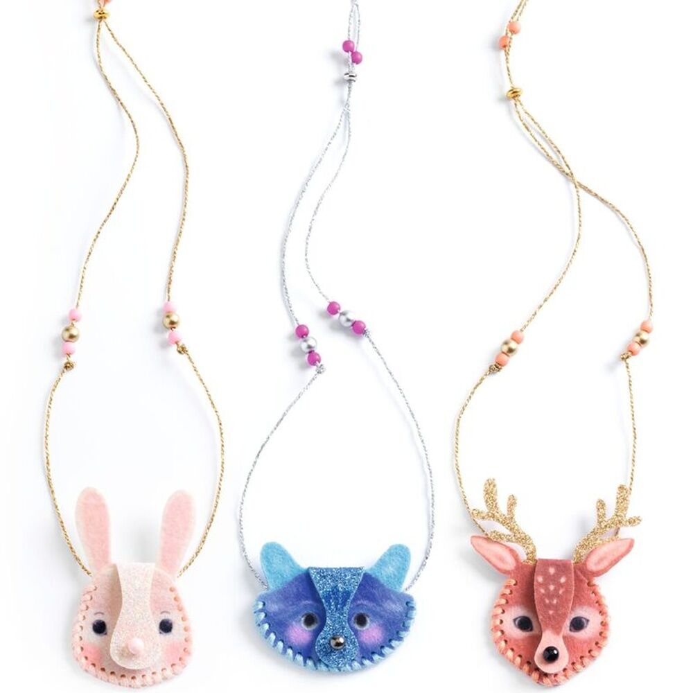 Djeco Do It Yourself Dazzlers Secret Necklaces Kit 3 To Create 7+ Years Djeco — image 2