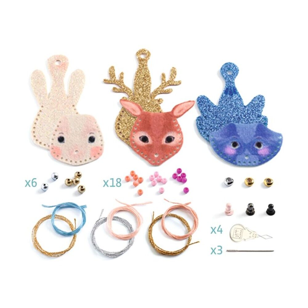 Djeco Do It Yourself Dazzlers Secret Necklaces Kit 3 To Create 7+ Years Djeco — image 6