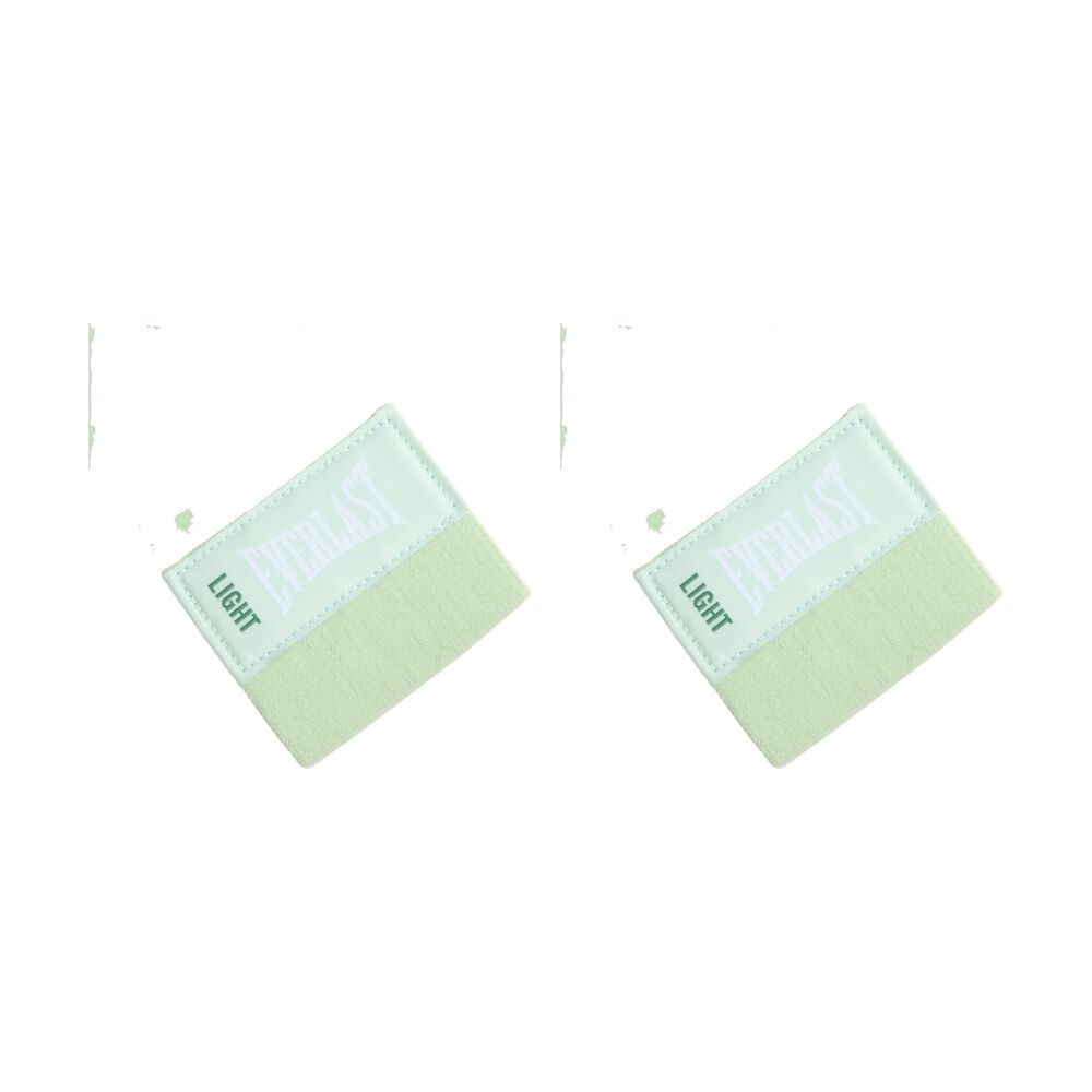 Everlast Glute Band Light Resistance Non-Slip Fitness Equipment Mint Green (2 Pack)