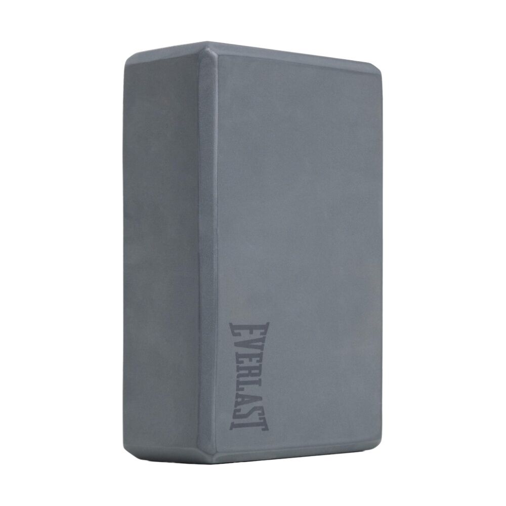 Everlast Foam Yoga Block Lightweight Durable Fitness Equipment Grey Everlast