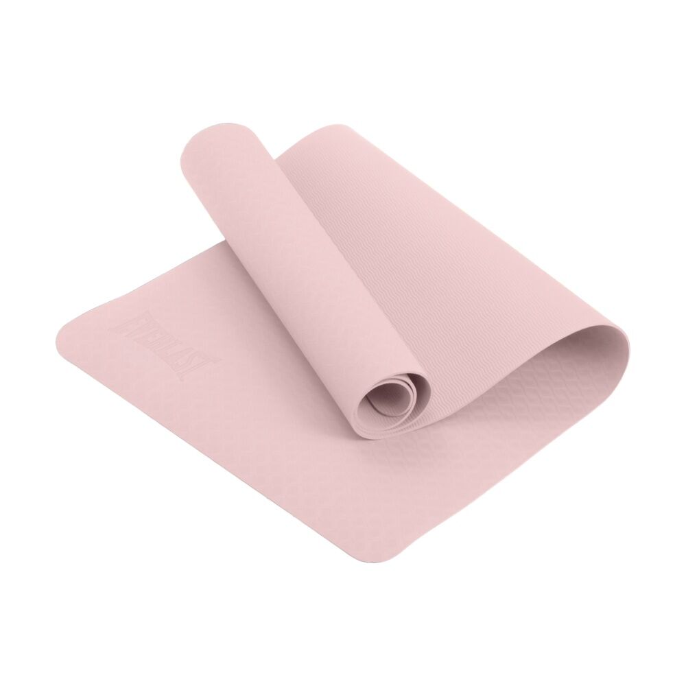 Everlast Yoga Mat 6mm Thick Cushioned Non-Slip Fitness Equipment Pink Everlast