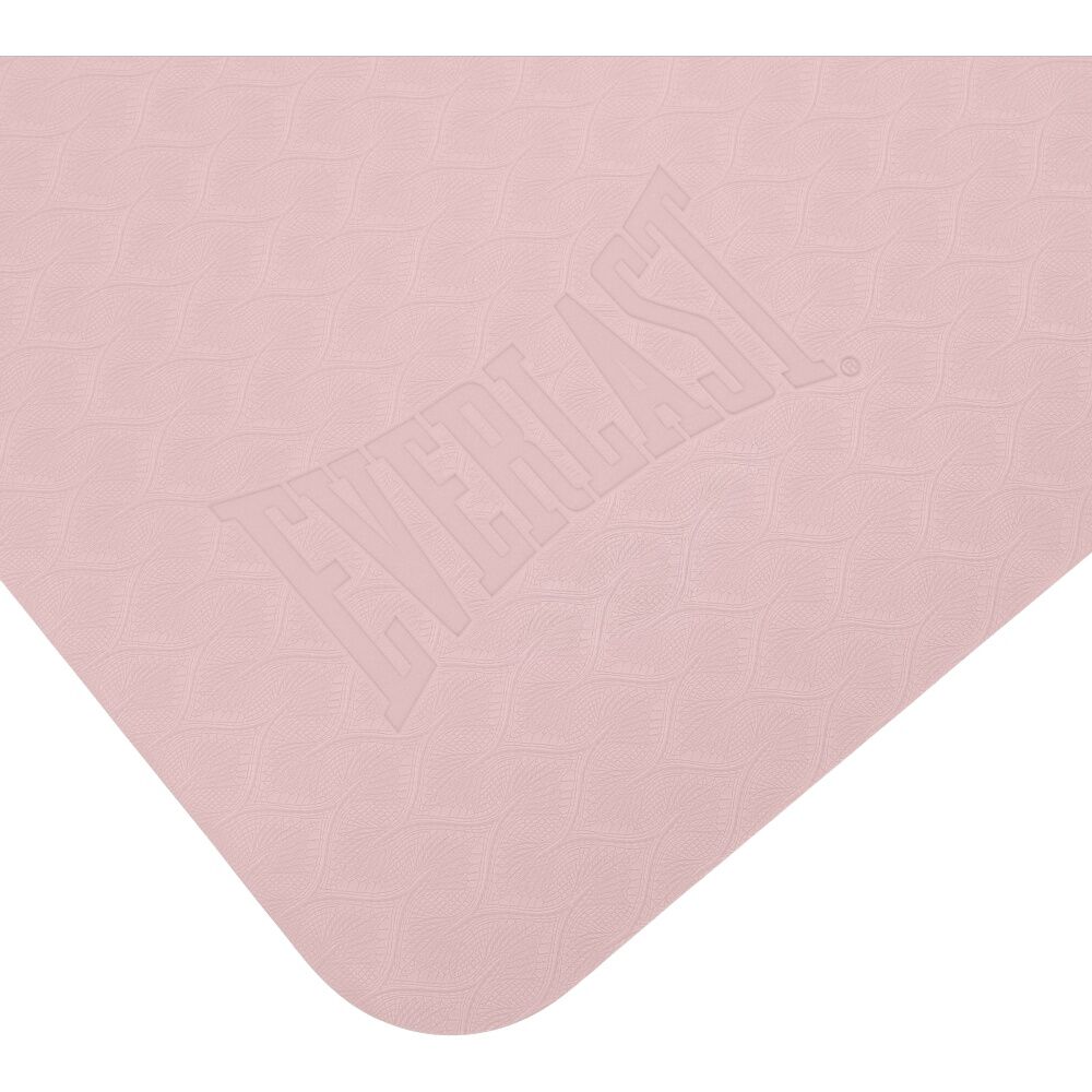 Everlast Yoga Mat 6mm Thick Cushioned Non-Slip Fitness Equipment Pink Everlast — image 5