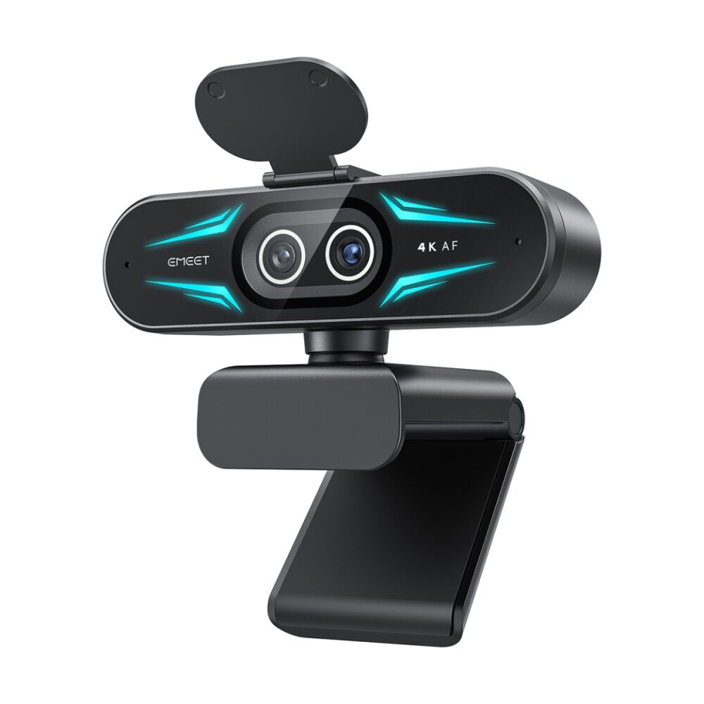 Emeet SmartCam C60E 4K Dual-Camera UHD Webcam with Auto Focus Remote Emeet