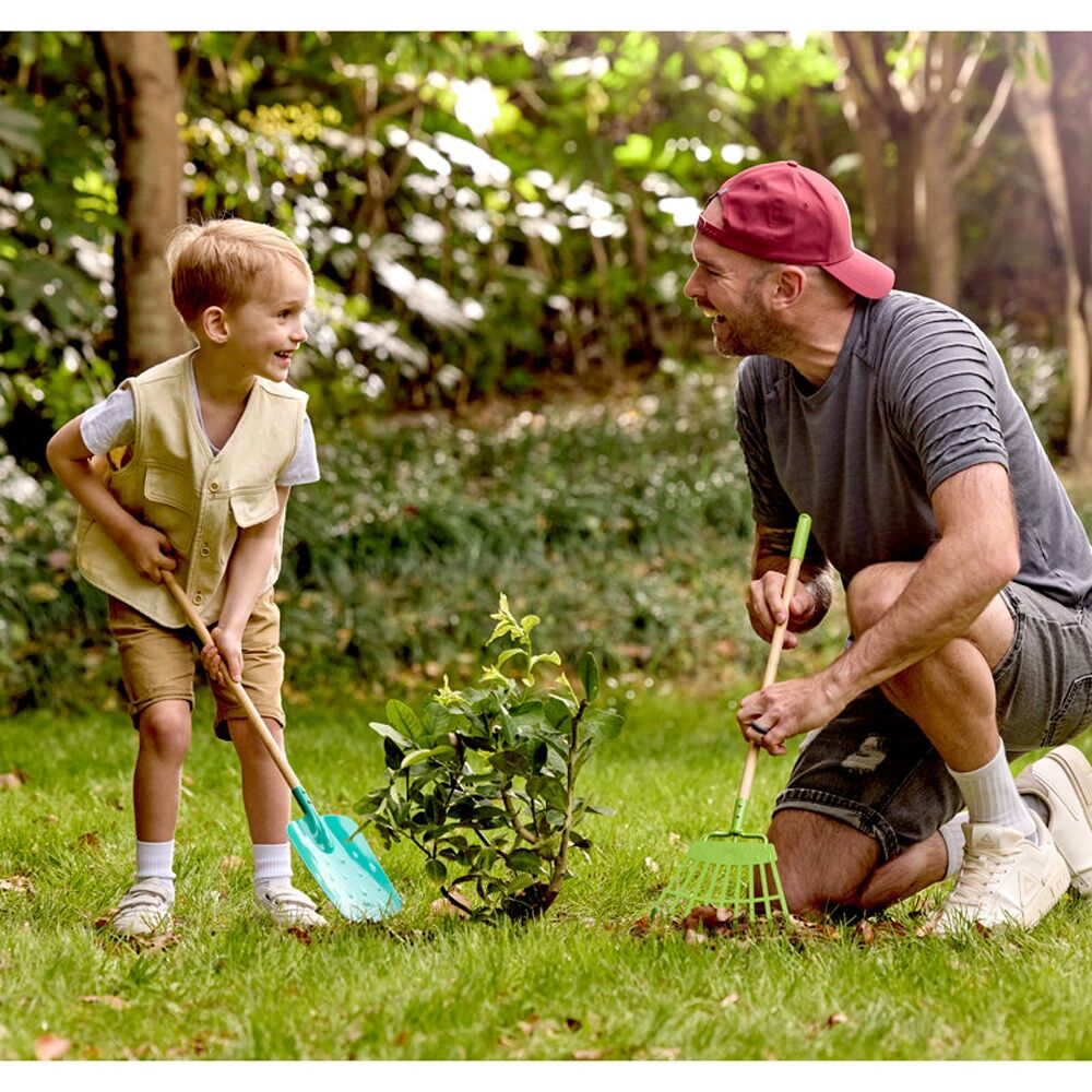 Hape Green Garden Spade Wooden Tool Outdoor Play Kids Toy 4y — image 3