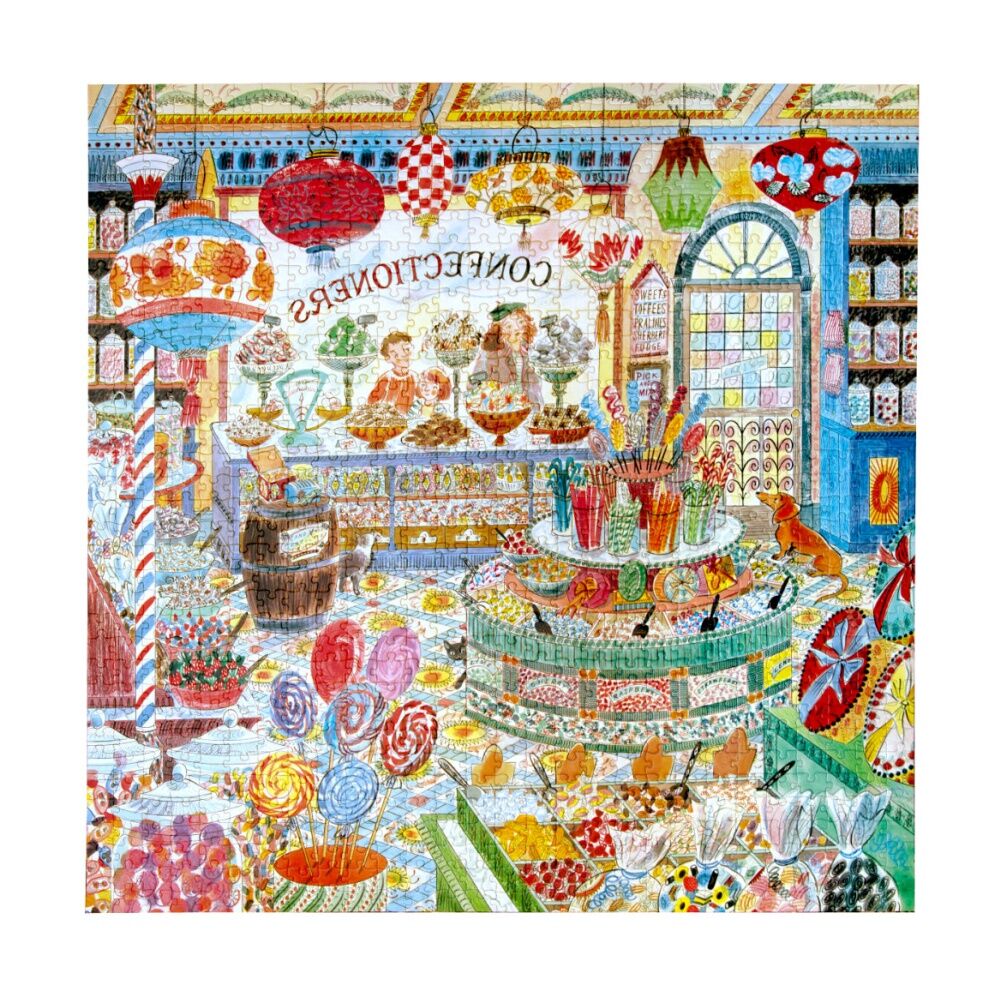 Eeboo Sweet Shoppe Puzzle Candy Store Scene Educational Play 8y+ (1000 Pieces) — image 3