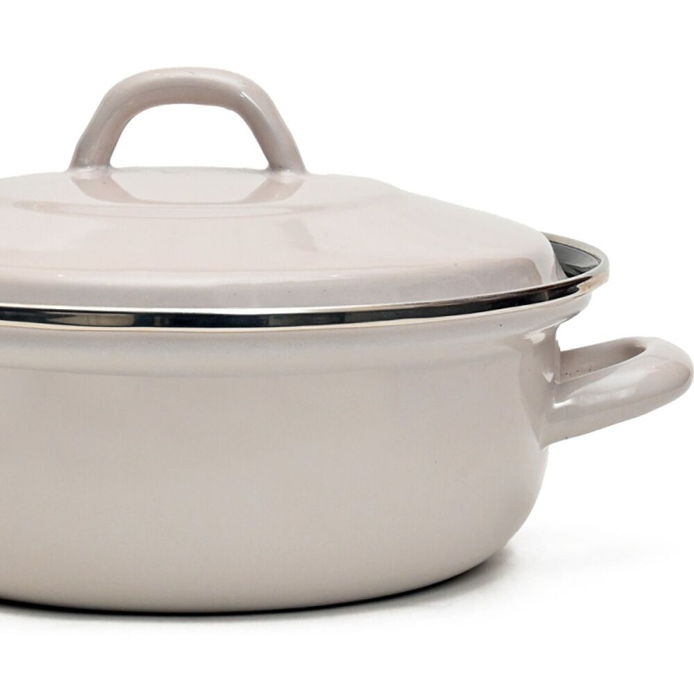 Classica 26cm Heavy Gauge Casserole Dish With Lid Ceramic Grey 4.2L Classica — image 2