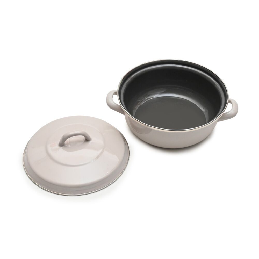 Classica 26cm Heavy Gauge Casserole Dish With Lid Ceramic Grey 4.2L Classica — image 3