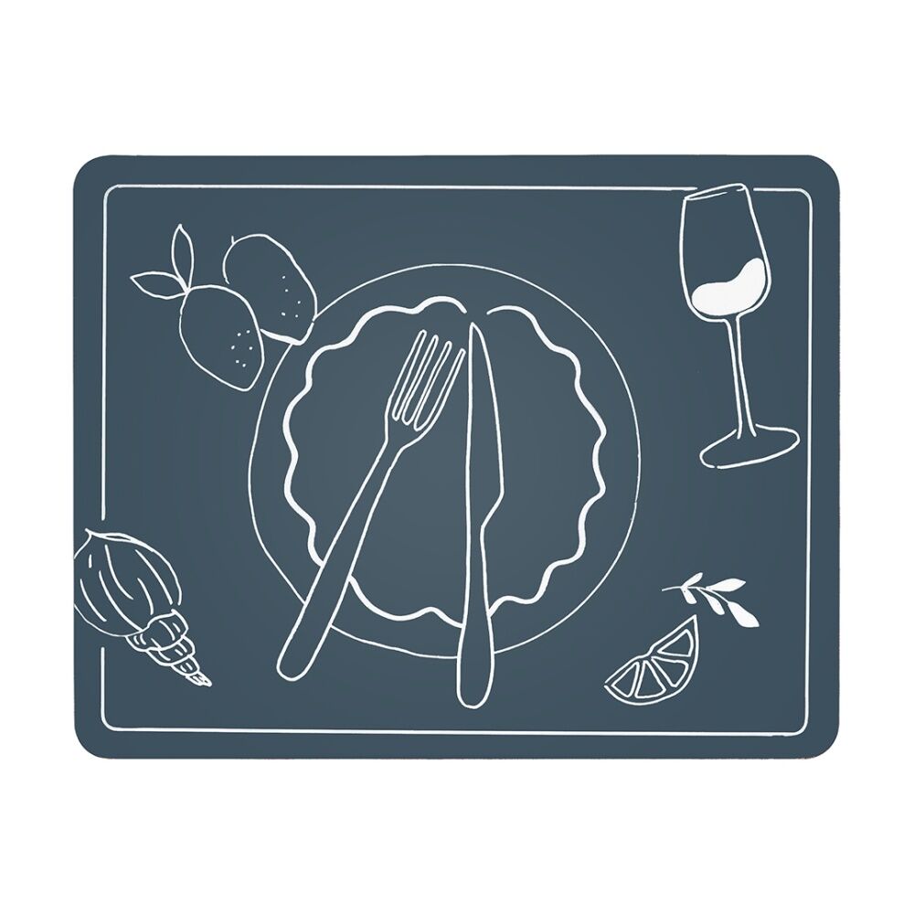 Ecology Ocean Feast Inspired Dinner Placemats w/ Cork Backing 34x26.5cm (4 Pieces) — image 3