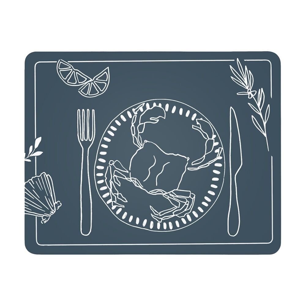 Ecology Ocean Feast Inspired Dinner Placemats w/ Cork Backing 34x26.5cm (4 Pieces) — image 4