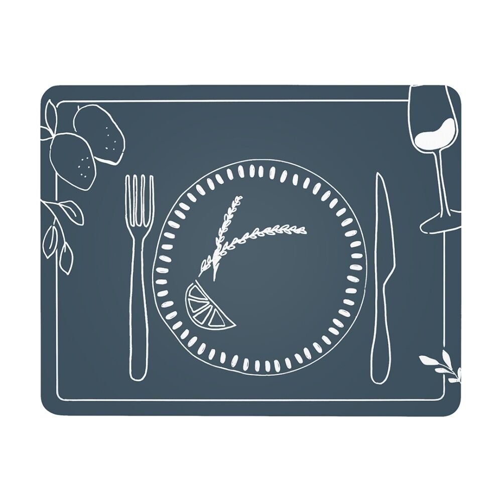 Ecology Ocean Feast Inspired Dinner Placemats w/ Cork Backing 34x26.5cm (4 Pieces) — image 5