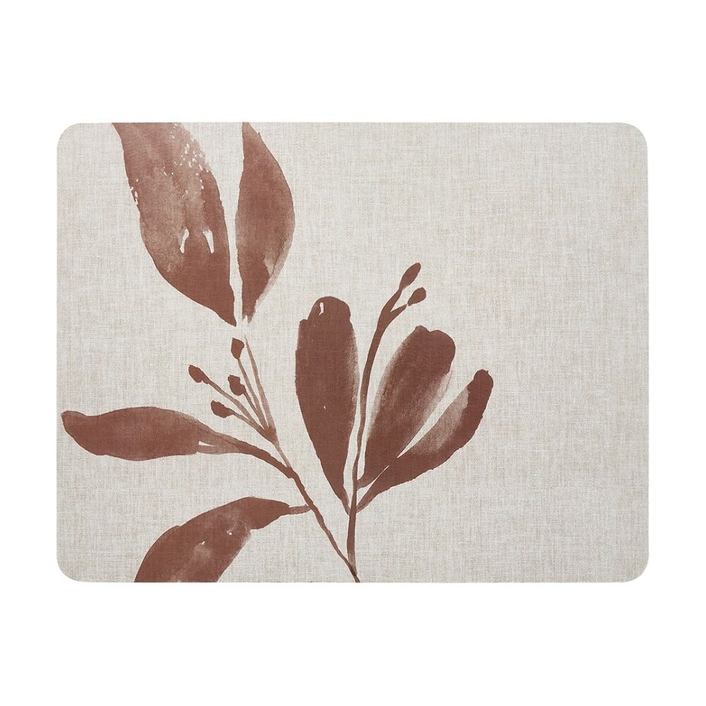 Ecology 4pc Ecology Hand Drawn Floral Cecile Rectangle Dinner Placemats 34x26.5cm (2 Pack) — image 3