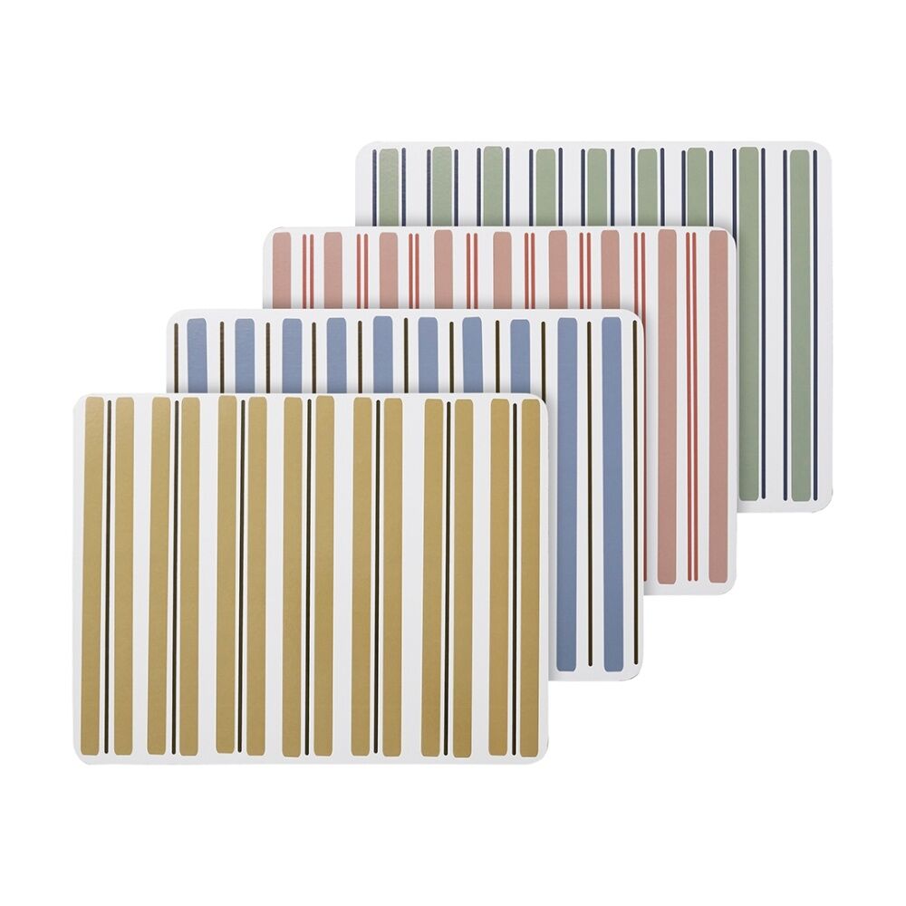 Ecology 4pc Ecology Classic Harbour Striped Rectangle Dinner Placemats 34x26.5cm (2 Pack) — image 2