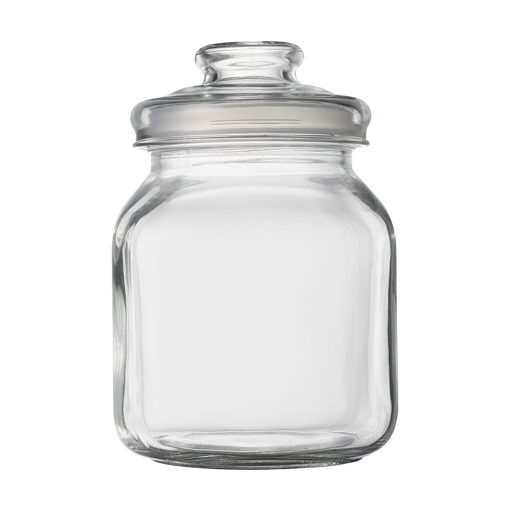 Ecology Riserva Square Kitchen Pantry Jar With Airtight Lid 2L (2 Pack) — image 3
