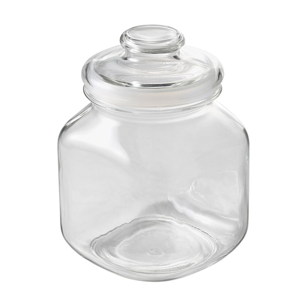 Ecology Riserva Square Kitchen Pantry Jar With Airtight Lid 2L (2 Pack) — image 2