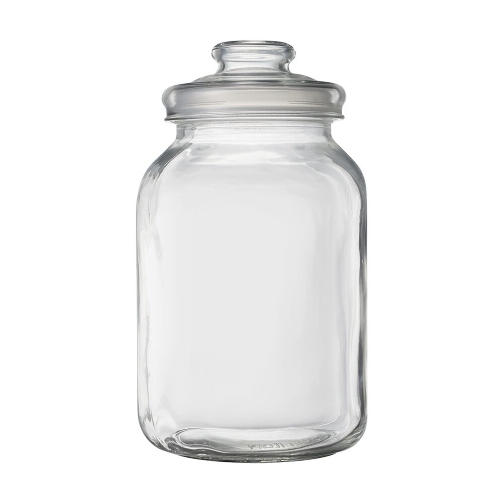Ecology Riserva Square Kitchen Pantry Jar With Airtight Lid 3.1L (4 Pack) — image 3