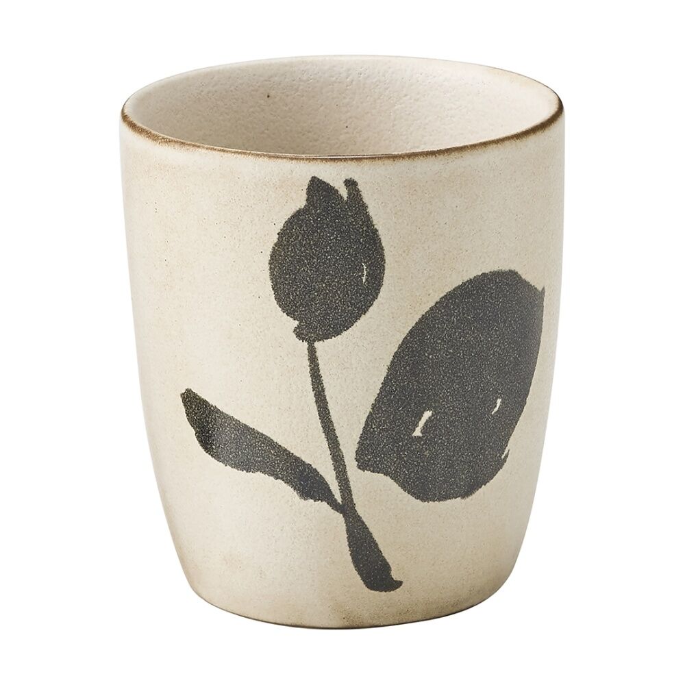 Ecology Hand Drawn Floral Silhouettes Cecile Latte Cup Set 210ml (4 Pieces) — image 4