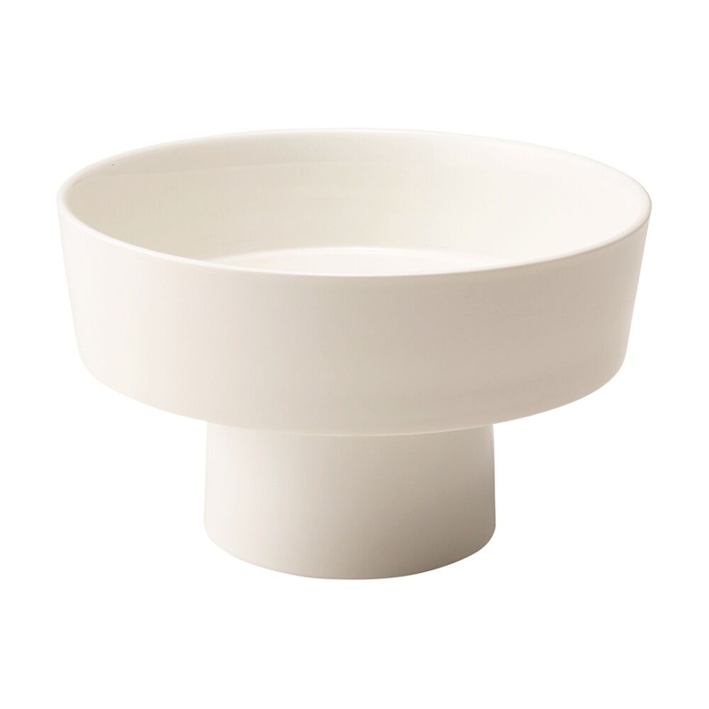 Ecology 22.5x14cm Origin Creamy White Footed Bowl Porcelain Dinnerware