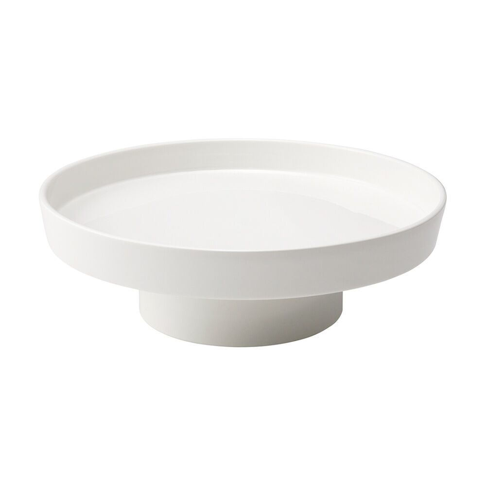 Ecology 33x10.4cm Origin Creamy White Footed Platter Porcelain Dinnerware