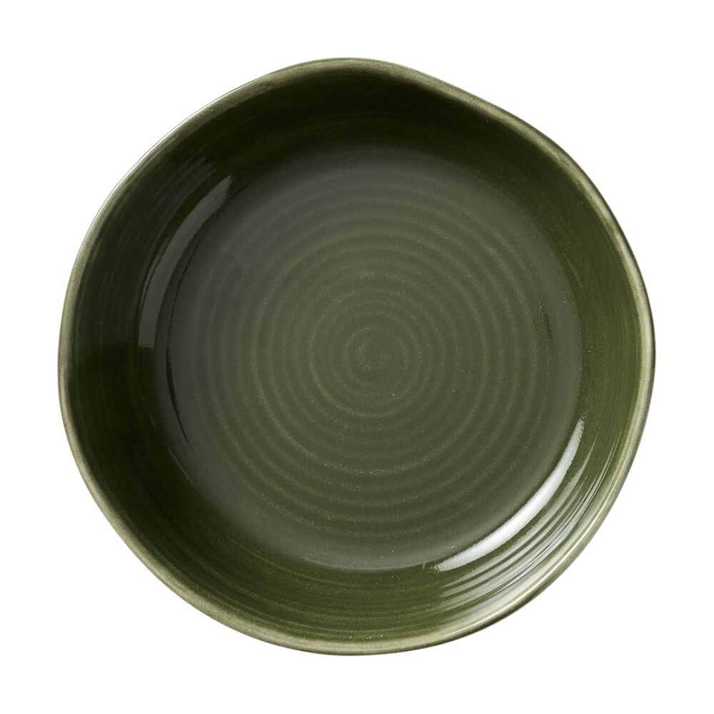 Ecology Ottawa Stoneware Dinner Bowl 22cm Moss Green Rustic Serveware (4 Pack) — image 3