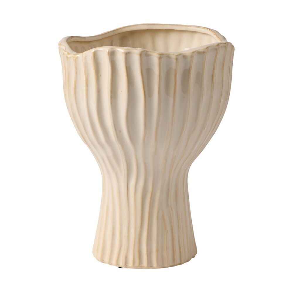 Ecology Dune Ceramic Pot Planter Vase Home Decor Celadon 20.5x17.5cm Ecology