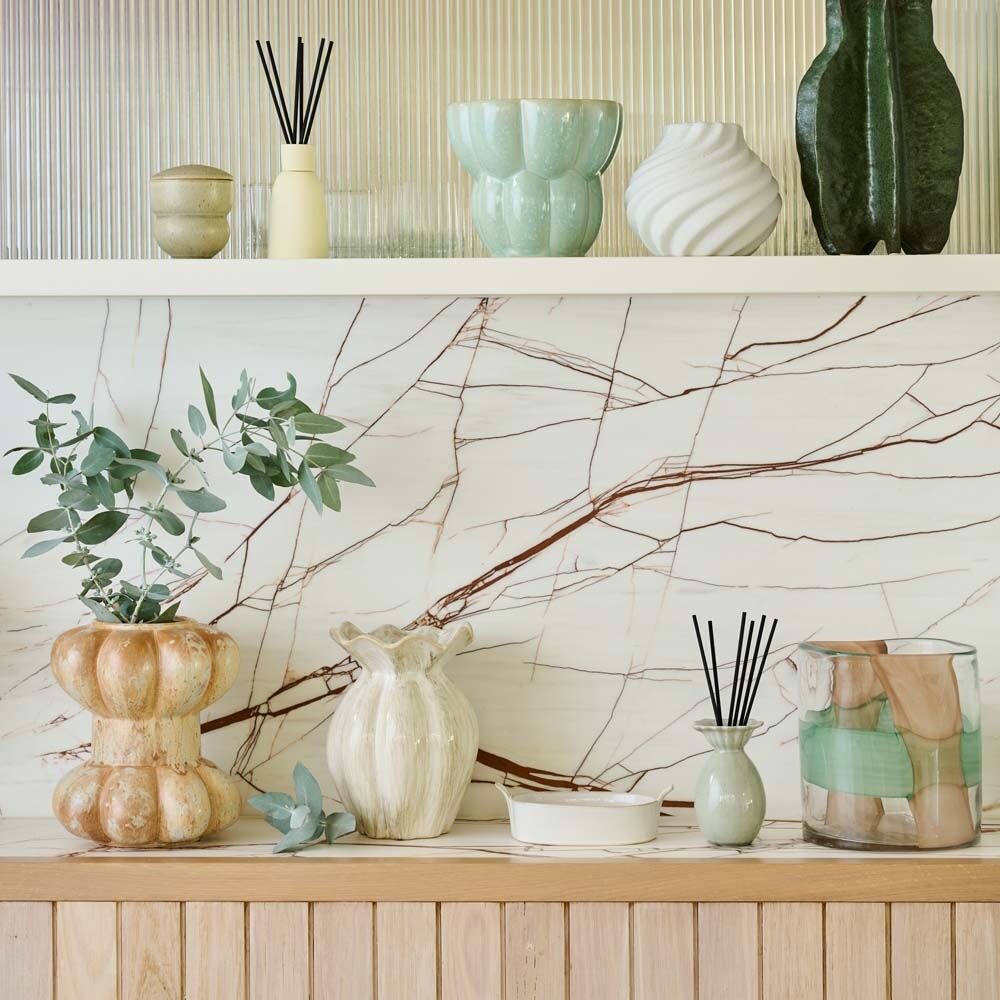Ecology Dune Ceramic Pot Planter Vase Home Decor Celadon 20.5x17.5cm Ecology — image 2
