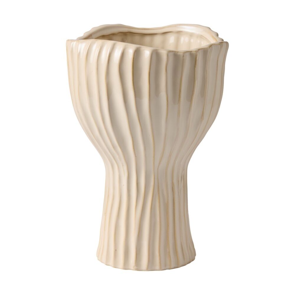 Ecology Isla Ceramic Vase High Gloss Glaze Textured Home Decor 32cm Ecology