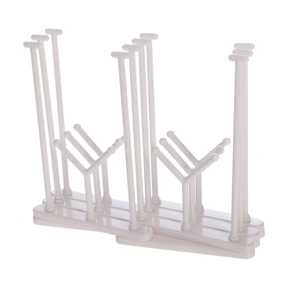 Dreambaby Foldable Baby Bottle Drying Rack Dishwasher Safe White (2 Pack) — image 5