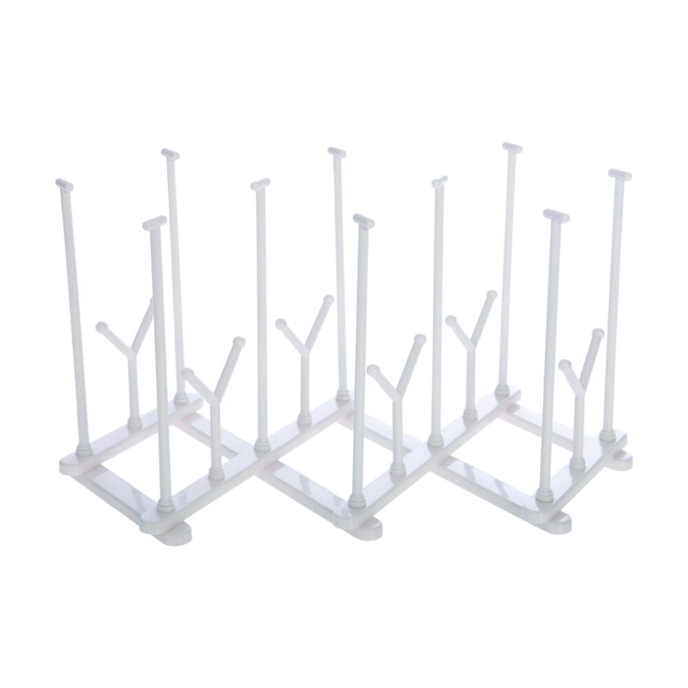 Dreambaby Foldable Baby Bottle Drying Rack Dishwasher Safe White Dreambaby — image 3