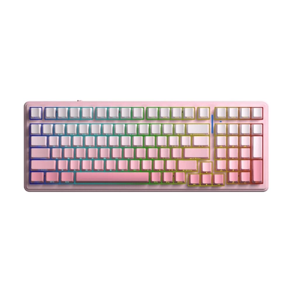 Aula Gradient Pink F99 Wireless Tri-Mode Gasket Mechanical Keyboard