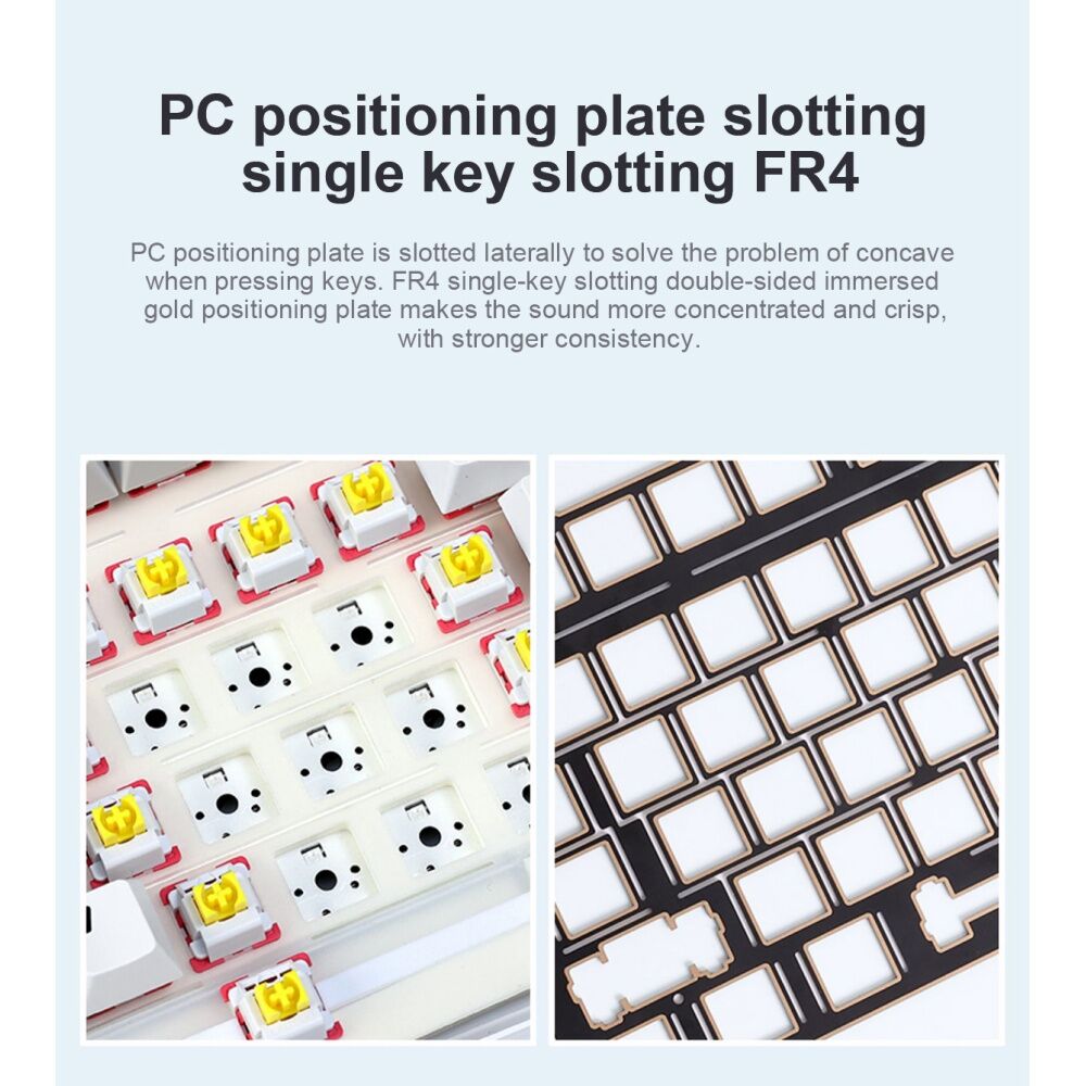 Aula Gradient Pink F99 Wireless Tri-Mode Gasket Mechanical Keyboard — image 9