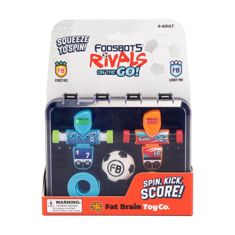 Foosbots 6Y+ Rivals On The Go Portable Table Kids Toy Soccer Football Game