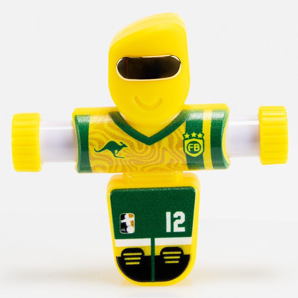 Foosbots 6Y+ Rivals Team Australia Squeeze To Spin Kids Soccer Football Toy — image 2