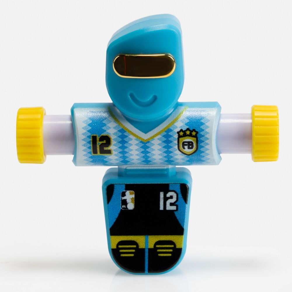 Foosbots 6Y+ Rivals Team Argentina Squeeze To Spin Kids Soccer Football Toy — image 2