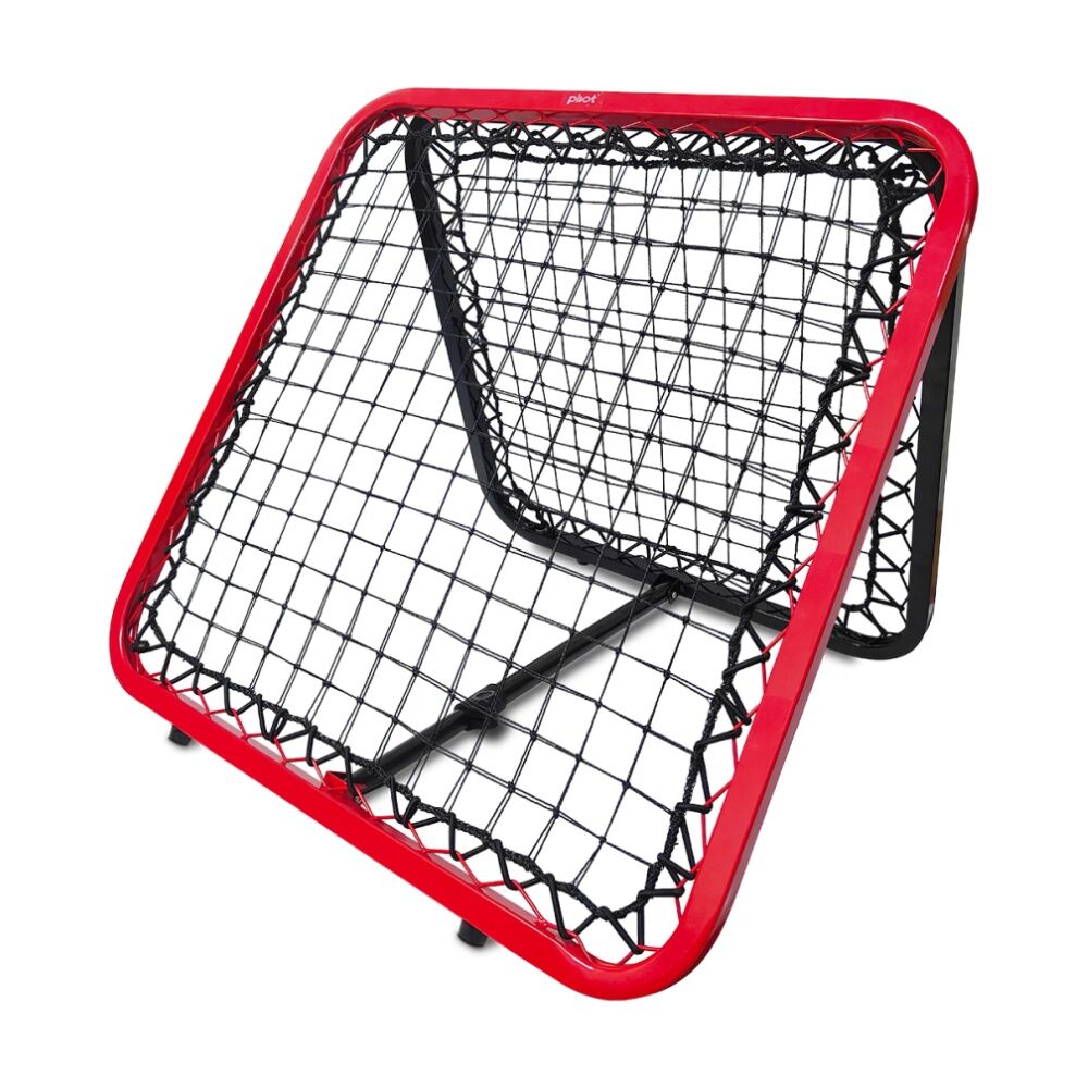 Pivot Dual Rebounder 75x75cm - Double-Sided Adjustable Angle Nets - Foldaway Design For Easy Storage And Portability - Professional Training Tool For