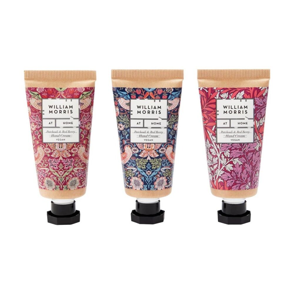 Heathcote & Ivory 3pc Heathcote & Ivory William Morris Strawberry Thief Hand Cream Set (2 Pack) — image 3