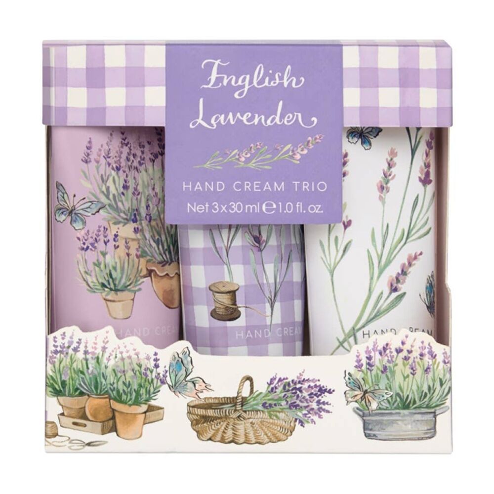 Heathcote & Ivory 3pc Heathcote & Ivory English Lavender Hand Cream Trio Travel 30ml (2 Pack) — image 2
