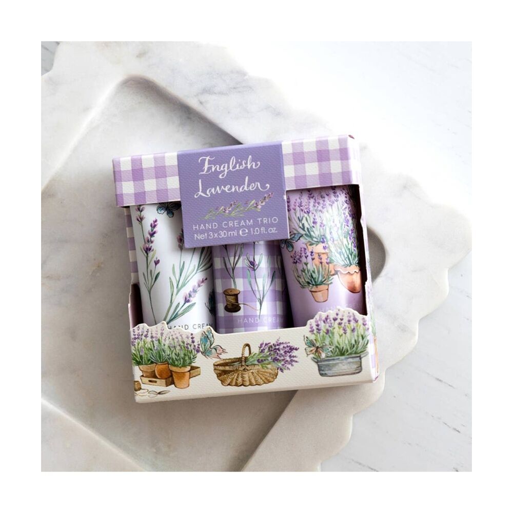 Heathcote & Ivory 3pc Heathcote & Ivory English Lavender Hand Cream Trio Travel 30ml (2 Pack) — image 6