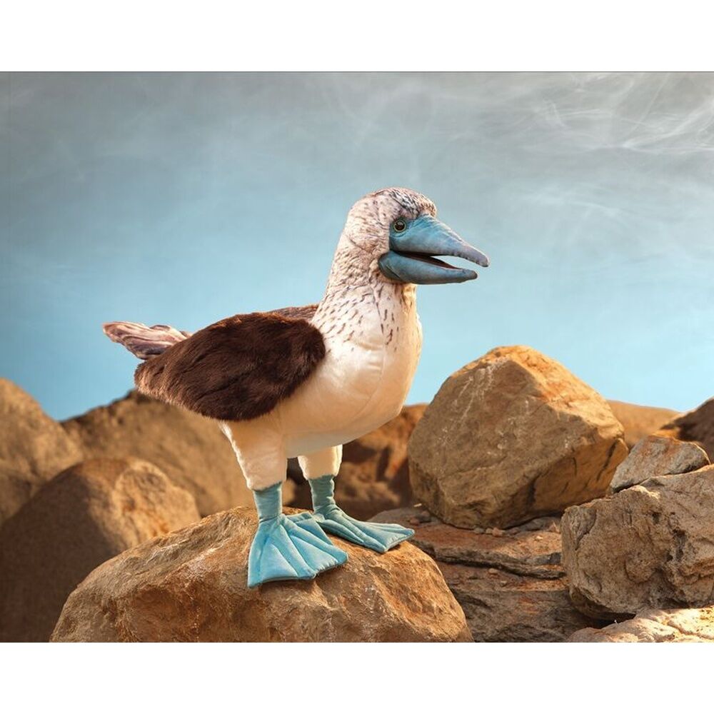 Folkmanis Blue Footed Booby Puppet Soft Plush Interactive Toy 3 Years Plus Folkmanis — image 2