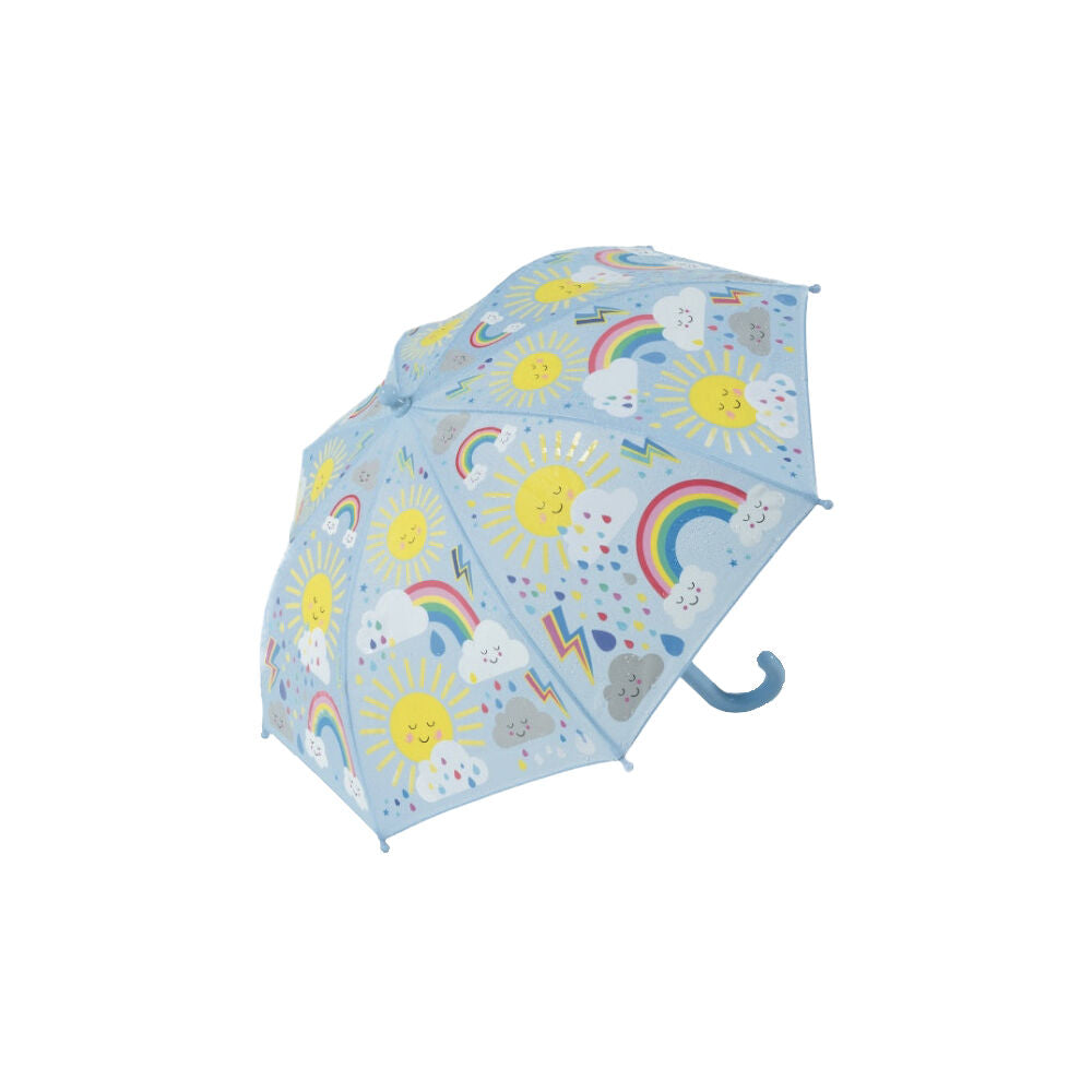 Floss & Rock Colour Changing Umbrella Sun & Clouds Kids 60x70cm 3y+