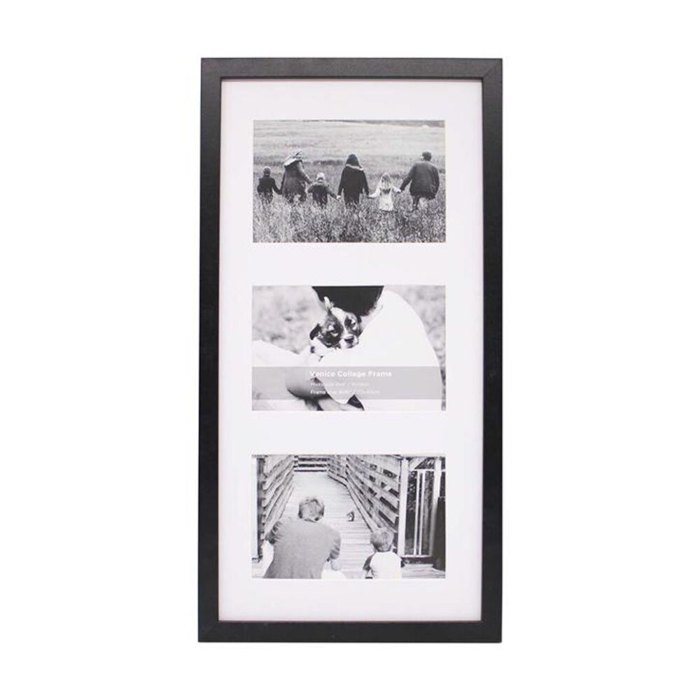Braz Venice Collage Image Photo Document Display Frame 8x16 Inches Black (8 Pack) — image 2