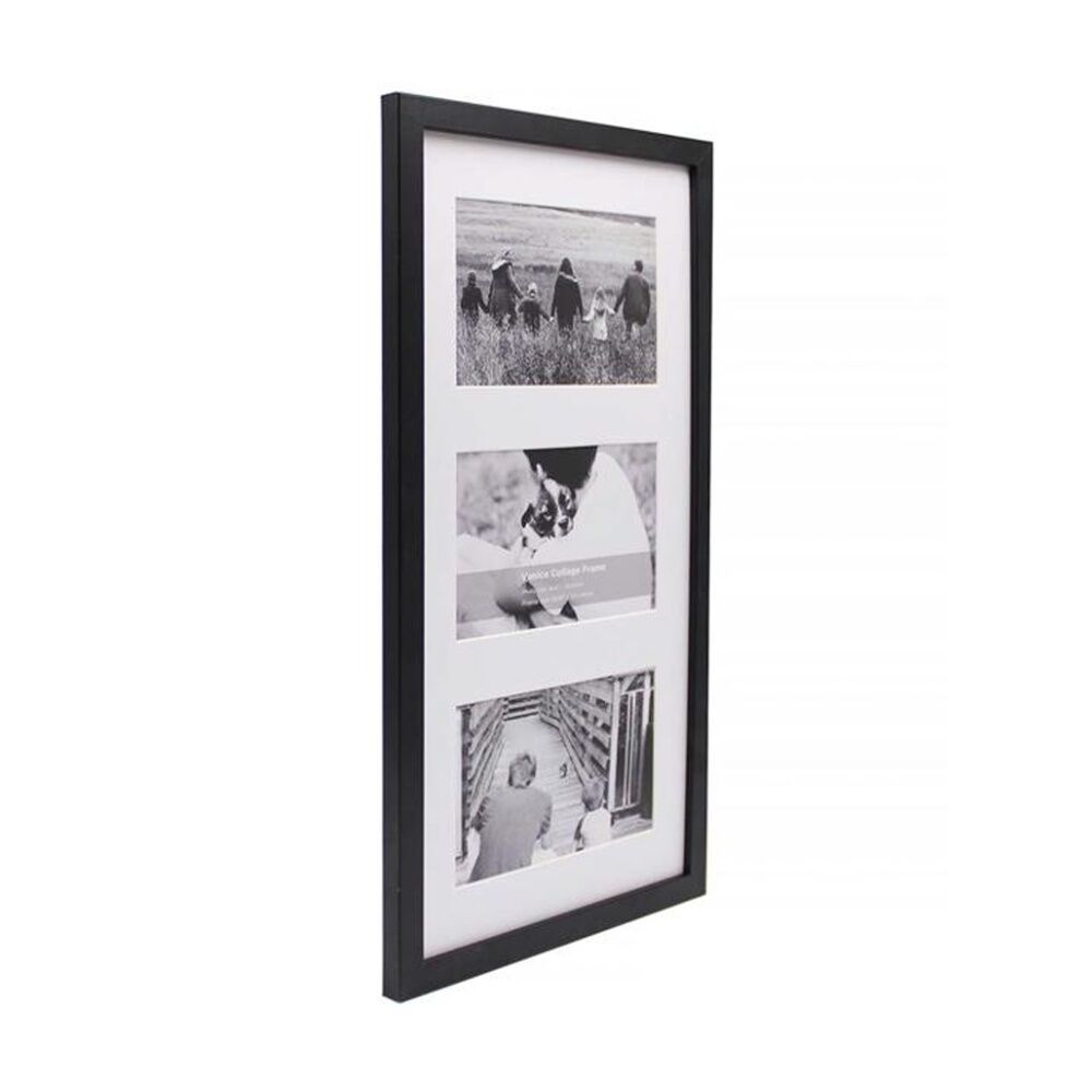 Braz Venice Collage Image Photo Document Display Frame 8x16 Inches Black (8 Pack) — image 3