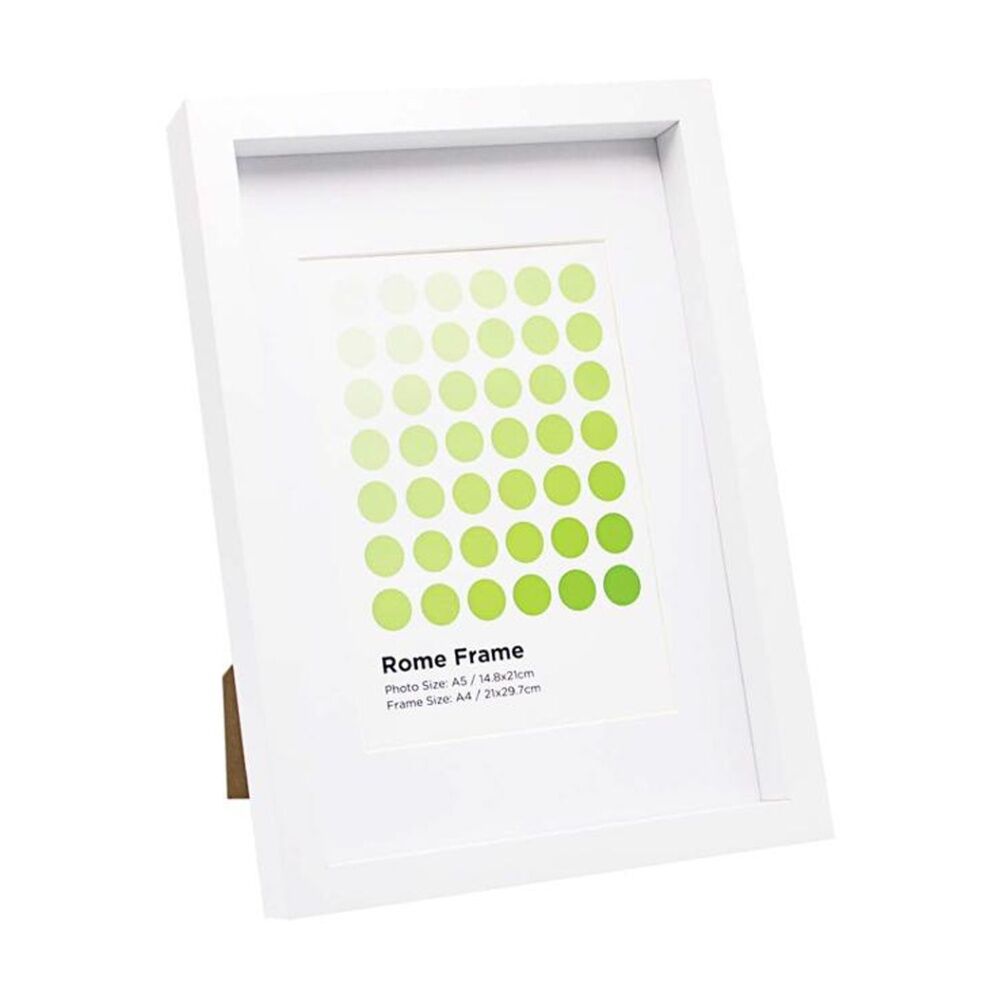 Braz A4 Rome Image Photo Document Display Frame 29.7x21cm White (3 Pack) — image 3