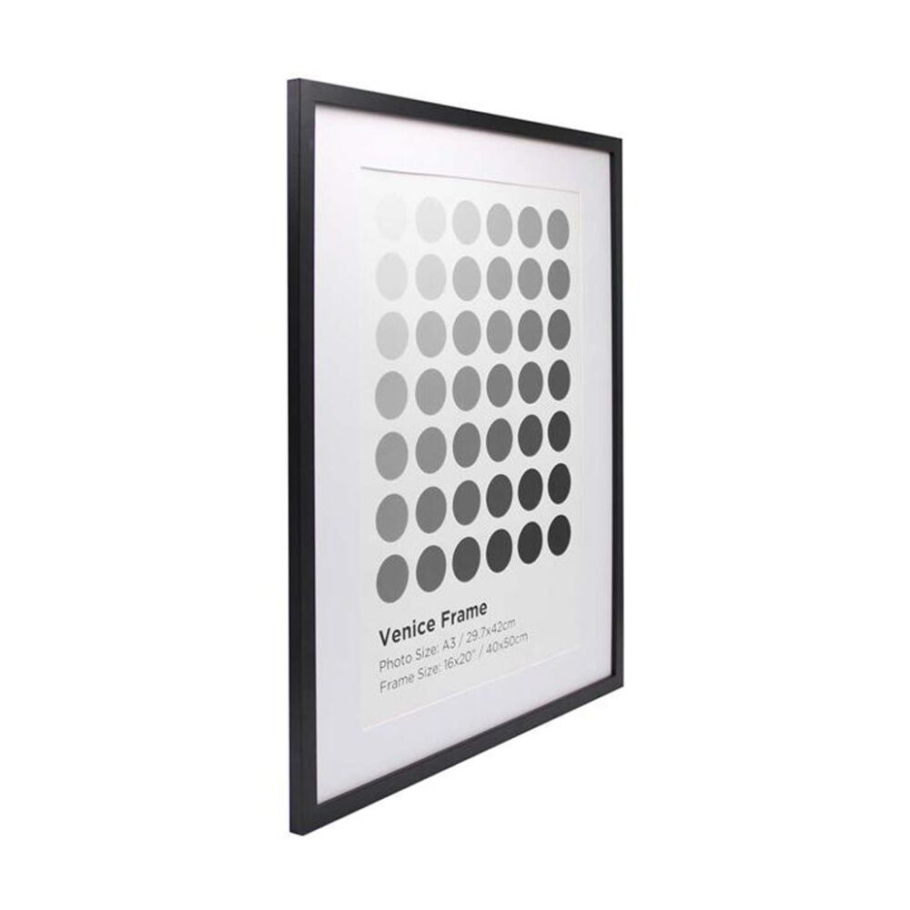 Braz Venice Image Photo Document Display Frame 40x50cm Black (2 Pack) — image 3