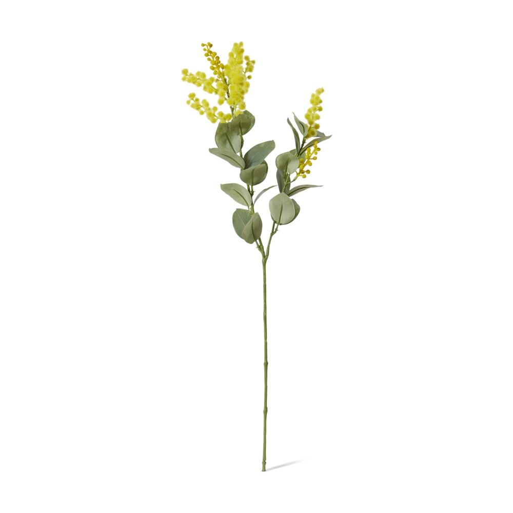 E Style Wattle Pick Spray Stem Artificial Flower Decor Yellow 10x5x61cm (6 Pack) — image 2