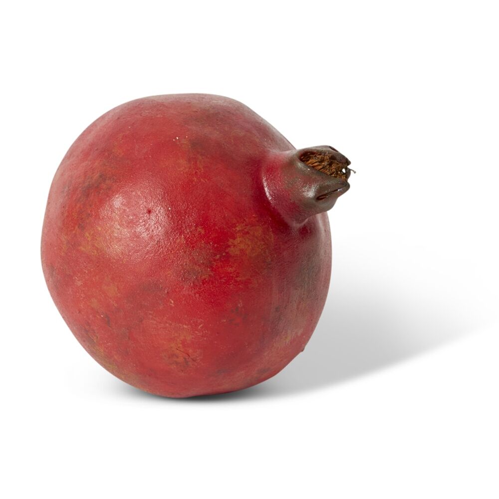 E Style Pomegranate Grand Realistic Artificial Fruit Plastic Red 10cm (2 Pack) — image 2