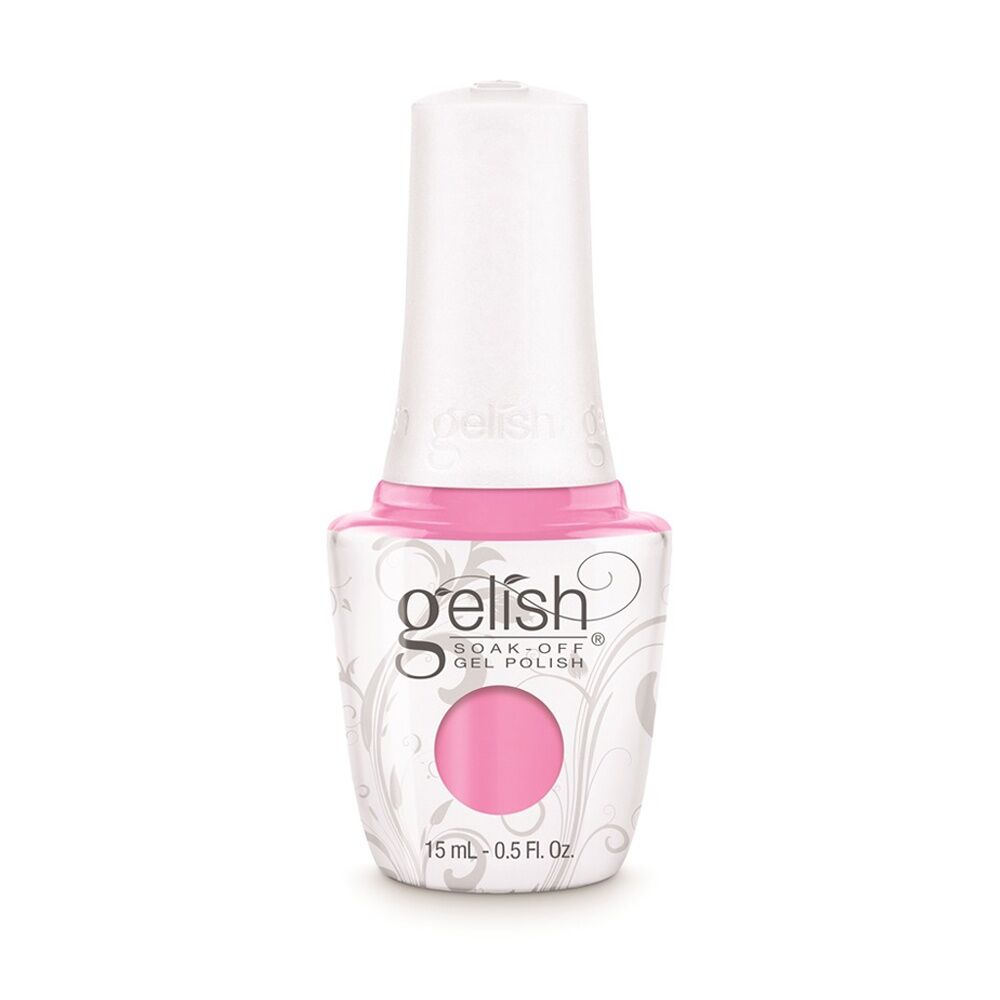 Gelish Mini UV LED Soak Off Gel Nail Polish Look At You, Pink-Achu 15ml Pro