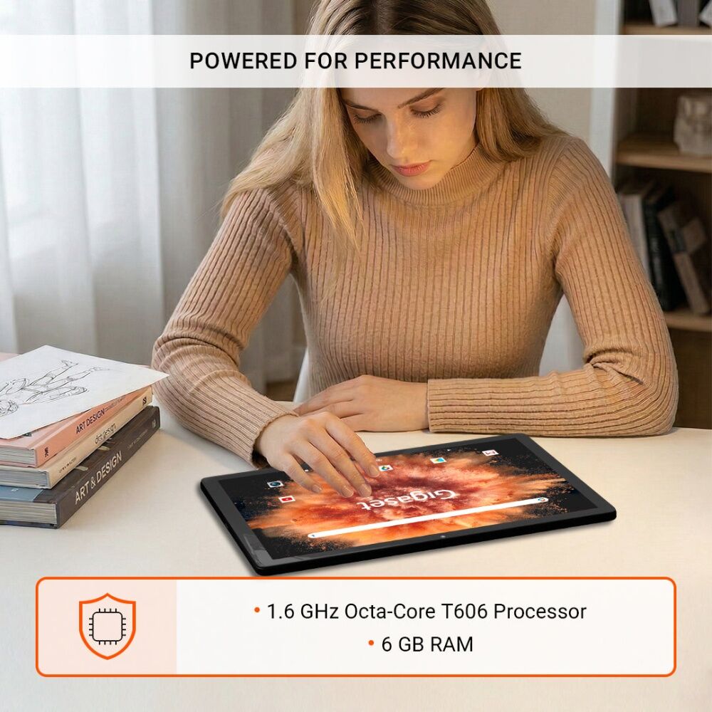 Gigaset X14 Tablet 128GB Storage 14in IPS Screen 6GB RAM Android 16 w/ Case Gigaset — image 4