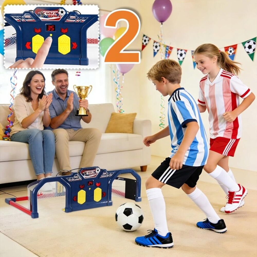 GO Play! SmartKick Soccer Arena - Interactive Training System with LED Targets, Sound Effects, PU Ball - 79.8cm x 42cm x 26.5cm Goal - Electronic — image 5