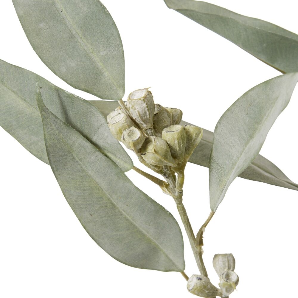 E Style Eucy Gum Nut Spray Realistic Artificial Flower Grey Green 65cm E Style — image 3